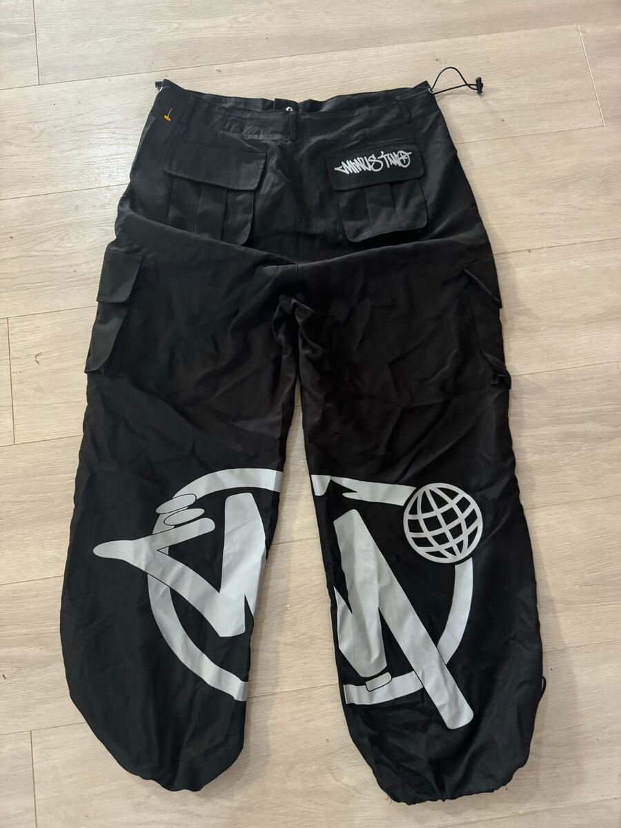 Minus Two Cargos Pants Black Med with Grey Logo 32x28 | eBay Minus Two Cargos Pants Black Med with Grey Logo 32x28 | eBay