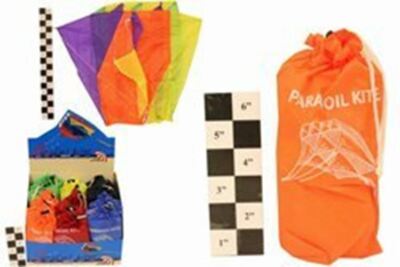 Nylon Parafoil Kite in Tragetasche 60cm x 51cm Neu