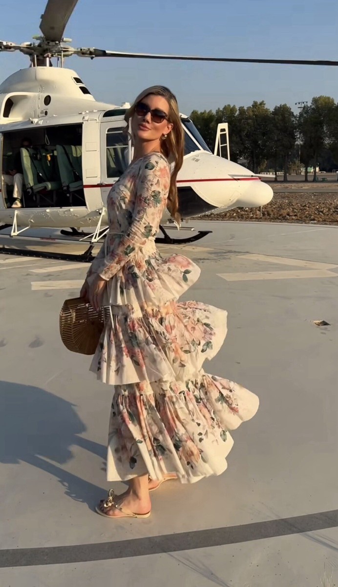 NWOT $1,150 Zimmermann Acacia Tiered Maxi Dress Cream Multi NWOT $1,150 Zimmermann Acacia Tiered Maxi Dress Cream Multi