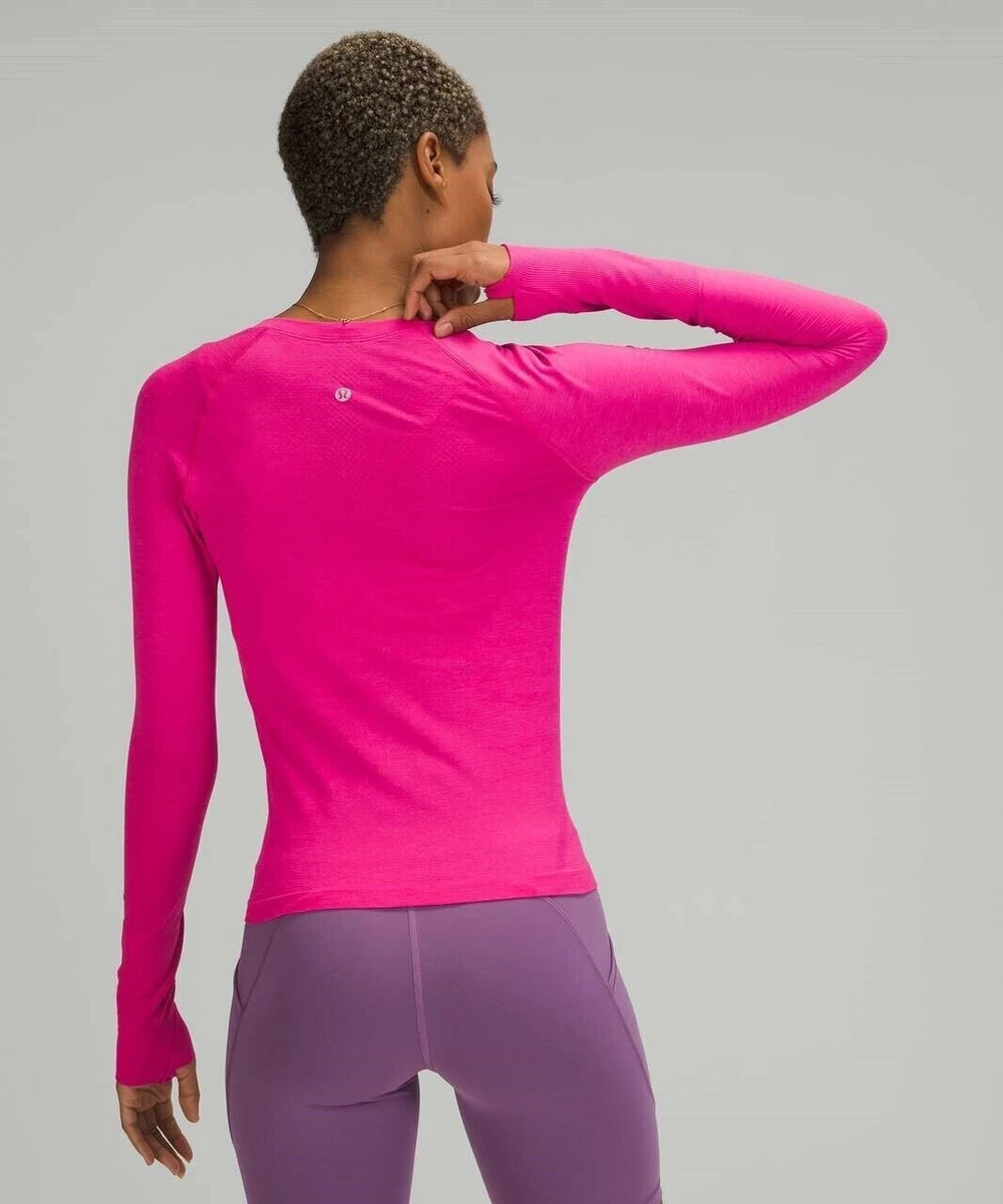 NEW LULULEMON Swiftly Tech Long Sleeve Top 2.0 Race 6 Sonic Pink