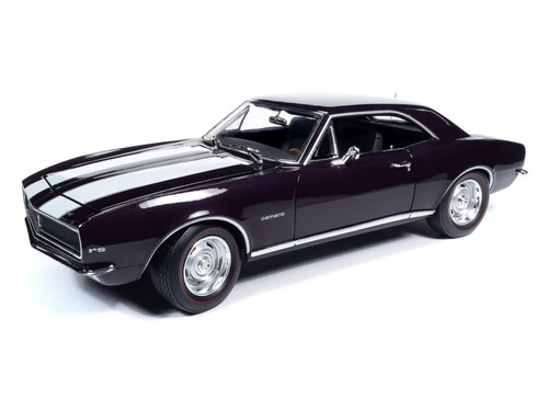 1967 CHEVROLET CAMARO Z/28 ROYAL PLUM "MCACN" 1/18 DIECAST BY AUTO WORLD AMM1297 - Picture 2 of 12