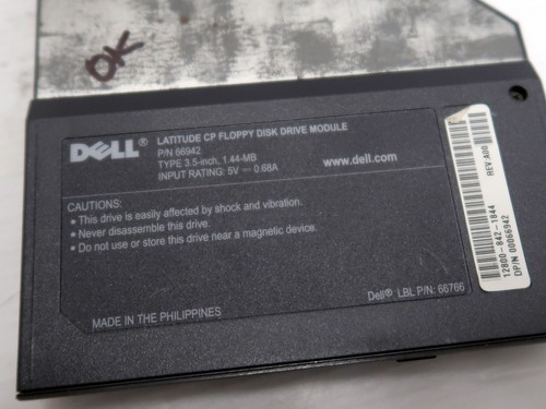 Floppy Drive FDD 66942 Dell Latitude CP, CPi, CPt, CPx, C600, C610, C800, WORKS - Picture 5 of 5