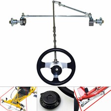 Tie Rod Wheels Go Kart Drift Trike For Front Axle Kit Front Steering Assembly