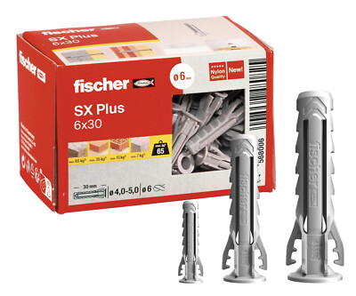 Fischer SX Plus Dübel 5 6 8 10 12 14 mm Universaldübel Allzweckdübel Spreizdübel