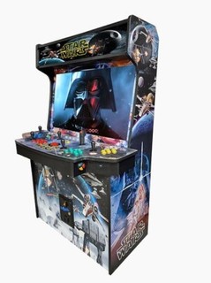 43" 4K HD Star Wars 4-Player Upright Arcade Video Game Machine Cabinet Games