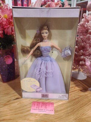 キャラクターグッズ Birthday Wishes Barbie Purple dress Barbie Signature Birthday Wishes Collectible Doll in Lilac