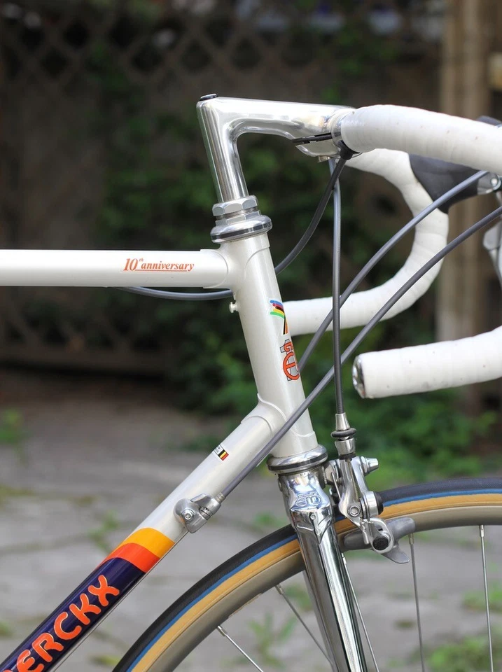 Eddy Merckx 10th Anniversary / Shimano Dura Ace / 58 cm / White / Corsa Extra - Bild 2 von 4