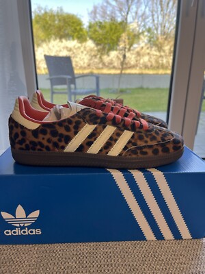 Adidas Samba OG Red Leopard Print EU 40
