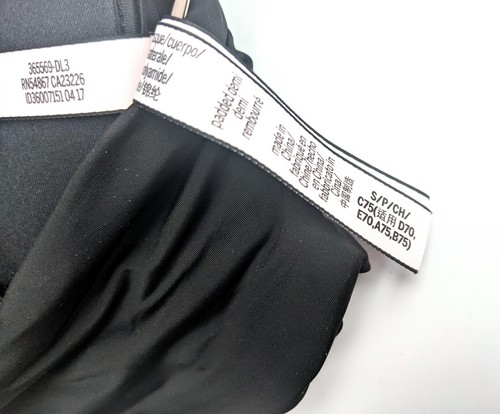 Victoria's Secret Black Bralette, Size Small, Brand New With Tags - Picture 7 of 8