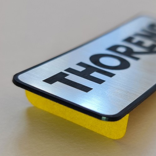 Thorens - Sticker Case Badge Decal - Chrome Reflective - Two Emblems - Picture 4 of 6