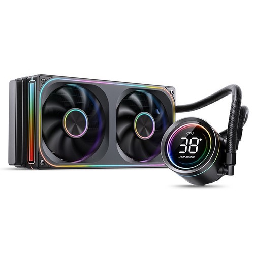 Liquid CPU Cooler Black 240mm Addressable RGB All-In-One Water Cooling Radiator - 第 1/23 張圖片