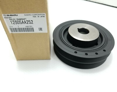 New Genuine OEM Subaru 12305AA252 Harmonic Balancer Dampener