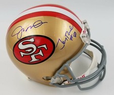 Joe Montana Jerry Rice Autographed Signed San Francisco 49ers Full Size Helmet