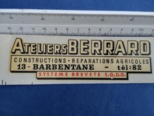 Chromo transfert Tracteurs Machines agricoles à Barbentane 