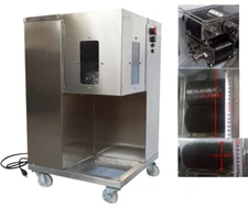 110V 4mm Shredded Meat Cutting Machine Double Motor Chicken Processing 500kg/h