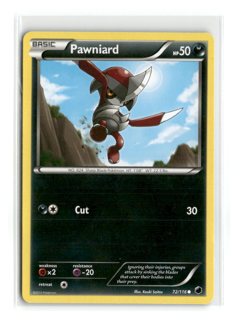 Pawniard (72) - #72/116 - Pokemon TCG Card-LP