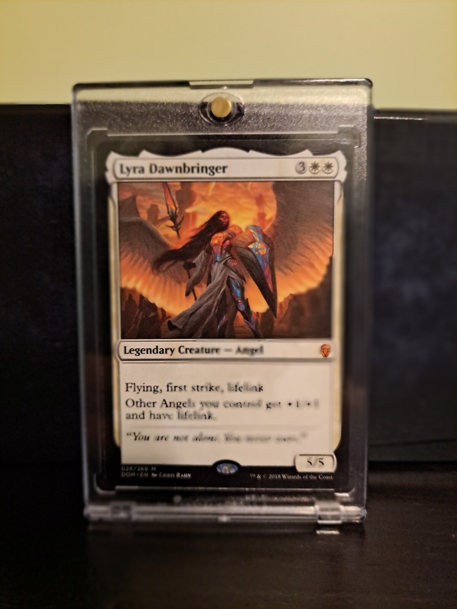 Lyra Dawnbringer 1x FOIL DOM MTG Dominaria Mythic MINT white Lyra Dawnbringer 1x FOIL DOM MTG Dominaria Mythic MINT white