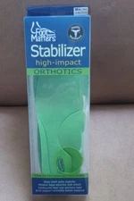 Foot Matters Stabilizer High-Impact Orthotics Insole Men 8-10.5 Women 9-11.5