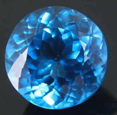 Natural Brazil Jeremejevite Certified 23.65 Ct Round Cut Stunning Gemstone D542