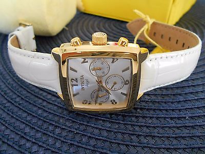 New Invicta Women's Square Angel Chronograph Watch Gold New Invicta Women's Square Angel Chronograph Watch Gold