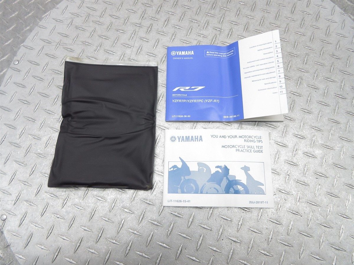 2023 22-23 Yamaha YZFR7 YZF R7 Owner's Manual Information Guide