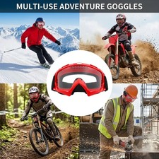 Motorcycle Goggles ATV Dirt Bike UTV MTB Offroad Helmet Goggles UV Protection