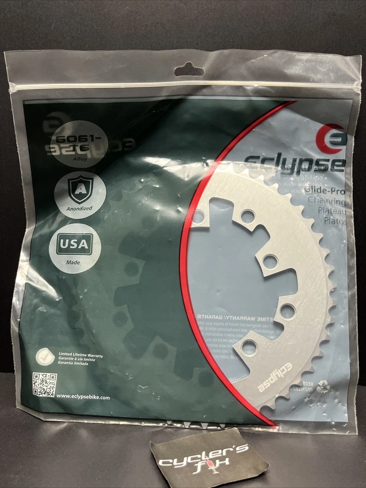 Eclypse 48t Glide-Pro 110/130 BCD 5 Bolt Alloy Chainring Fit Bmx Single Speed GT - Image 2 of 4