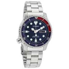 Citizen Promaster Lefty Automatic Blue Dial pepsi Bezel Men's Watch NY0086-83L
