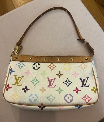 Original Louis Vuitton Multicolor Pochette   mit Seriennummer, schneller Versand