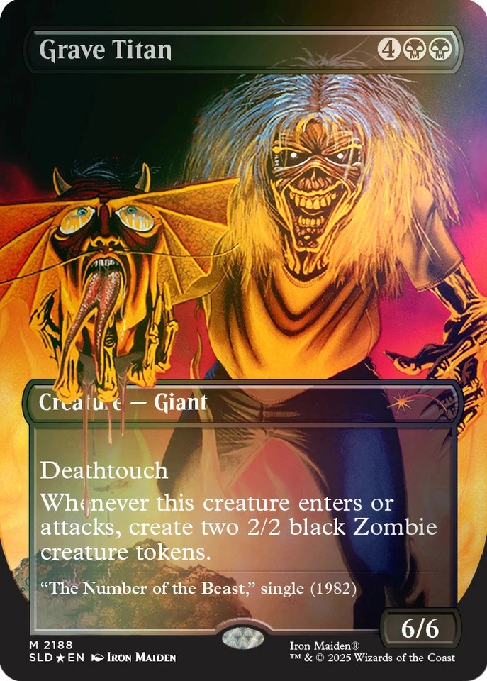 Secret Lair X Iron Maiden: Album Art Foil Edition Secret Lair Presale MTG - Image 3 of 4