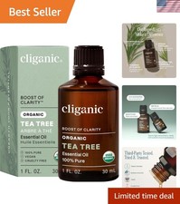Pure Tea Tree Oil - 100 Organic, Cruelty-Free, Perfect for Relaxation - 1 Oz