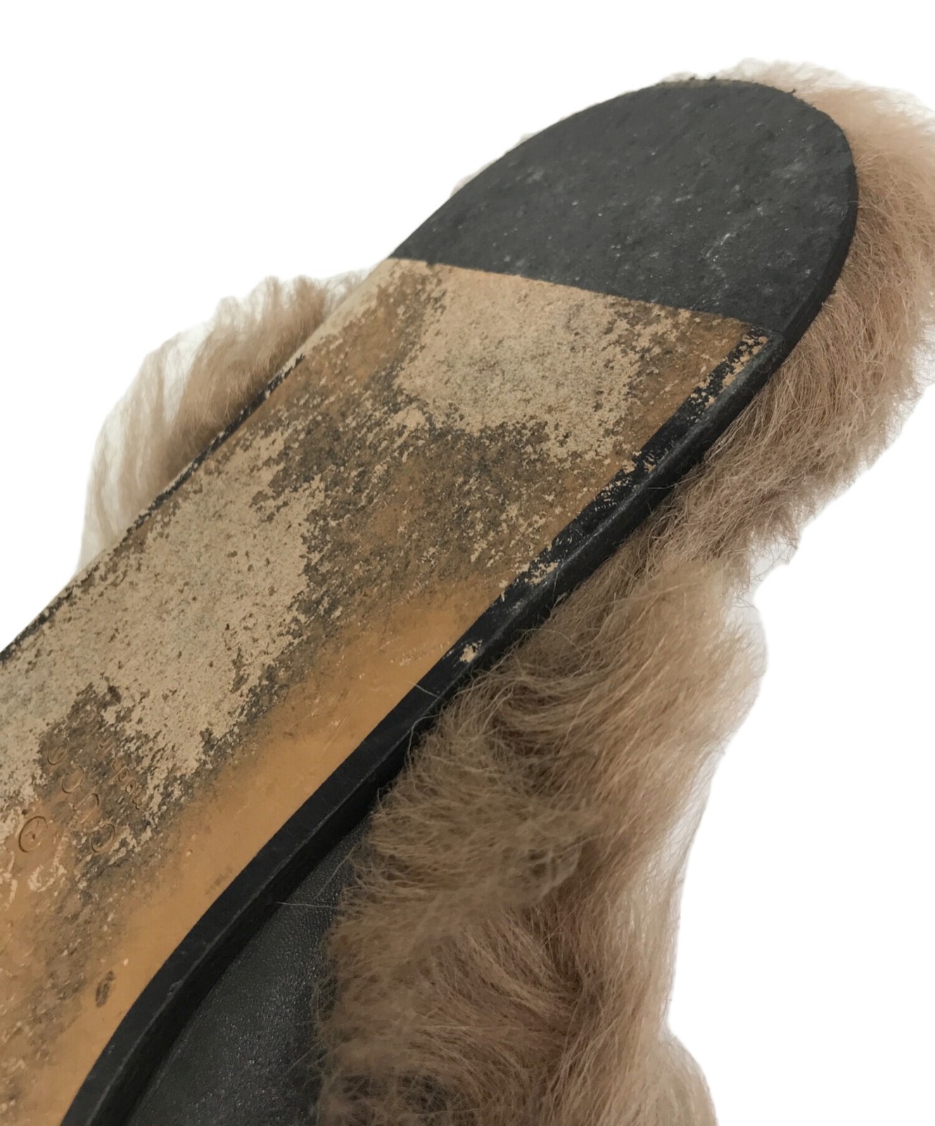 GUCCI Sandals Shoes Horse bit EU 37.0 US 7.0 Brown Authentic thumbnail 10