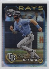 2024 Topps Chrome Prism Refractor Jonny Deluca #163 19j1