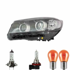 Halogen Scheinwerfer links H7 schwarz für KIA Sorento III inklusive Lampen