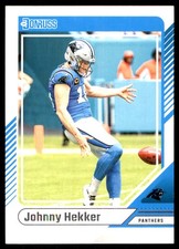 Johnny Hekker 2024 Donruss #24 Panthers NFL READ FREE SHIPPING AutographDen