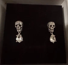 Vintage Of  Alexander McQueen Silver Stone Elegant Earring