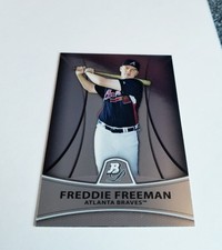 FREDDIE FREEMAN 2010 BOWMAN PLATINUM PROSPECT RC #PP13 BRAVES DODGERS 