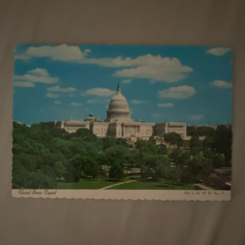 Dexter United States Capitol Washington, D.C. Divided Back Lithograph Postcard
