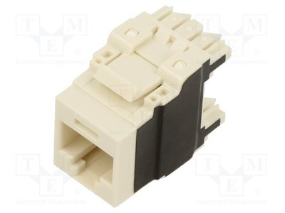 Złącze: RJ45 gniazdo PIN: 8 Kat: 6a 8p8c 22AWG÷26AWG biały IDC Z1C2