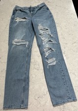 Size 8 X-long American Eagle Mom Jeans Comfort Stretch Waistband