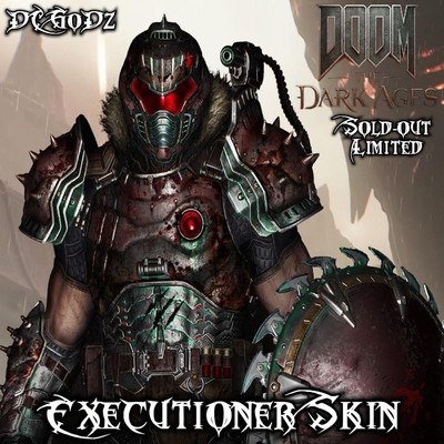 Doom The Dark Ages Slayer Executioner Skin 🛡 Sold-Out/Limited