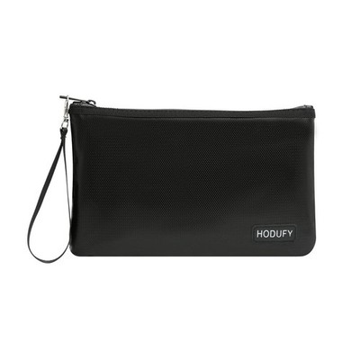 Fireproof Money Bag (2000 ), Document 10.5'' x 6.9'' x 10.5'', Black