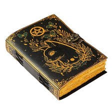 Blank Spell Book of Shadows Journal - Little Witch Cat Printed Witchcraft