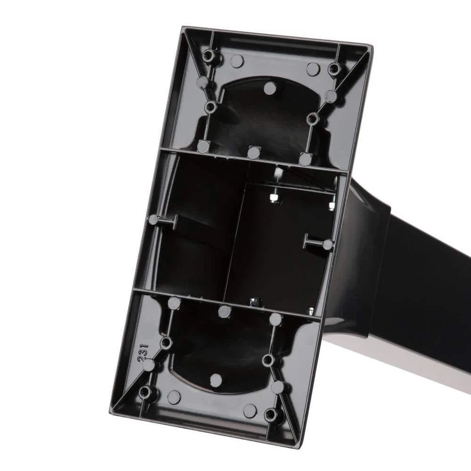 Mailbox Post Black Adjustable Height Aluminum Top Mount Installation Hardware - Image 4 of 4