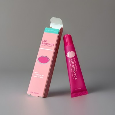 BRAND NEW Patchology Lip Service Glossy Clear Shine Hydrating Gloss To Balm 15mL