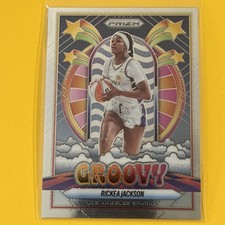 Rickea Jackson 2025 Panini Prizm WNBA - Groovy Card# 6