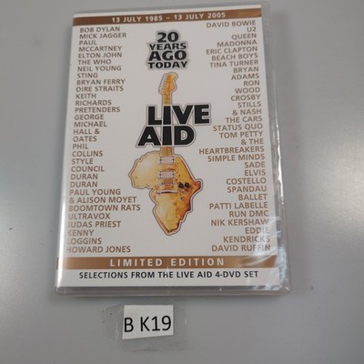 Live Aid 20 Years Ago Today Limited Edition DVD Rock Konzert Queen Bowie U2 Neu