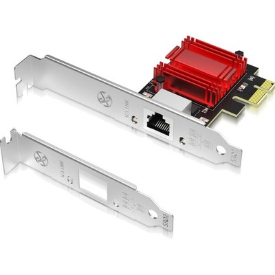 2.5Gbit PCIe Netzwerkkarte 2500 Mbit/s Ethernet Realtek Wake on LAN Windows L...