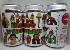 Happy Y'allidays craft Beer 12 oz can Christmas Movies Prairie Brewing Elf Story