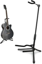 EASTROCK Guitar Stand - Stands Floor Adjustable Folding Black 